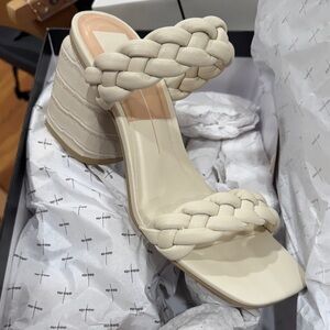 Dolce Vita Cream Braided Heels